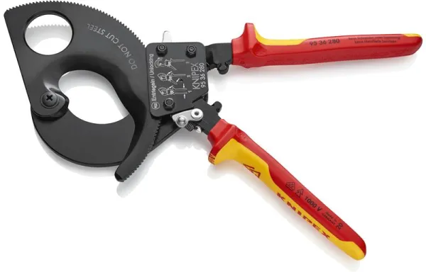 Knipex kabelsaks (skraldesystem) svart lakkert, VDE-testet 280 mm