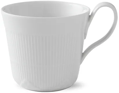 Royal Copenhagen Hvit Elements høyhankkopp - 35 cl