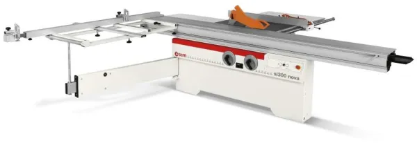SCM Sirkelsag, SI 300 NOVA med tiltbar klinge og med rullebord.