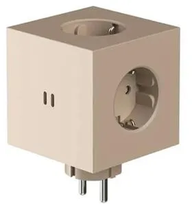 Avolt Square 2 Stikkontakt Beige